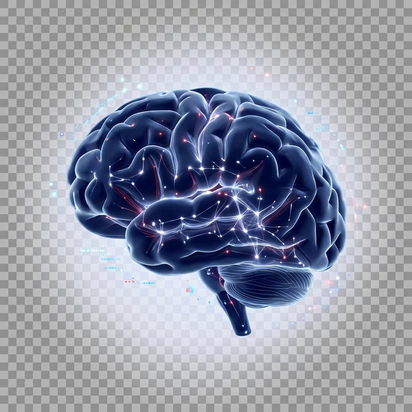 Glowing Brain Illustration